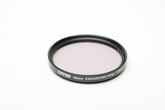 Tiffen 58mm Enhancing Filter in jewel case - very clean - Boxed