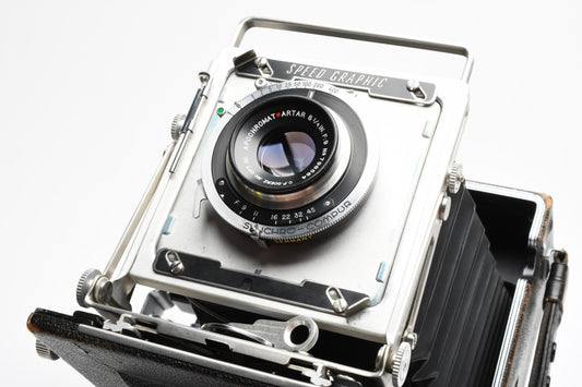 Goerz Apochromat Artar 8 1/4" f9 Red Dot large format lens w/Compur Shutter, Great!