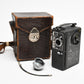 Siemens 8R 8mm Vintage movie camera w/Rodenstock 10mm lens + 2X + case, Nice