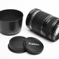 Canon EF-S 55-250mm f4-5.6 IS Zoom lens, w/Caps, Hood, Clean!