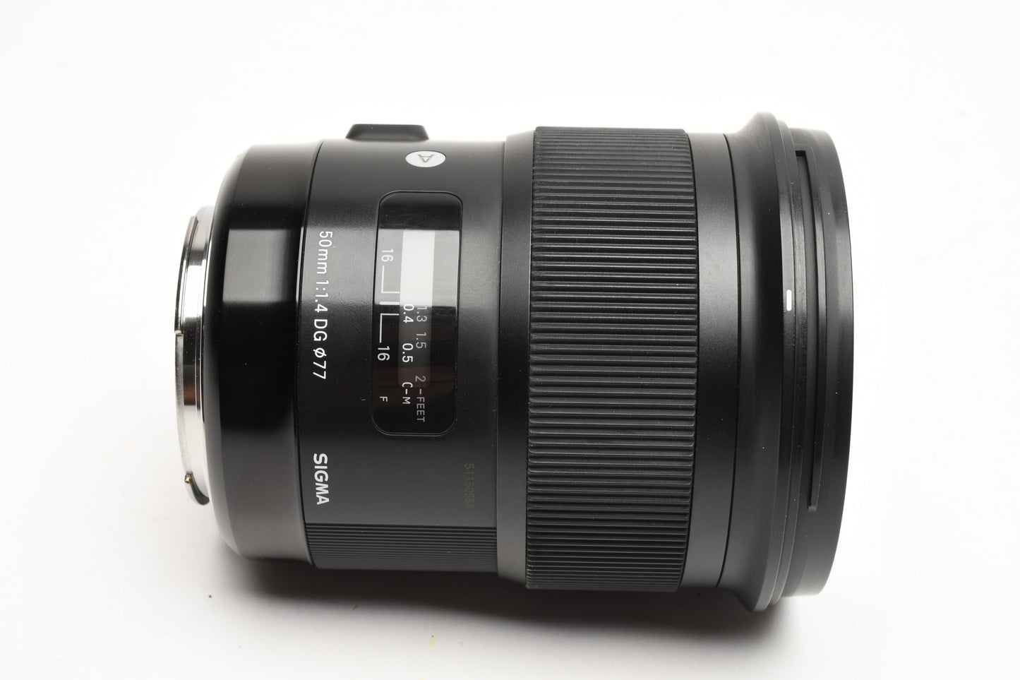 Sigma USA 50mm f1.4 DG Art lens, caps, sharp! Canon EF Mount