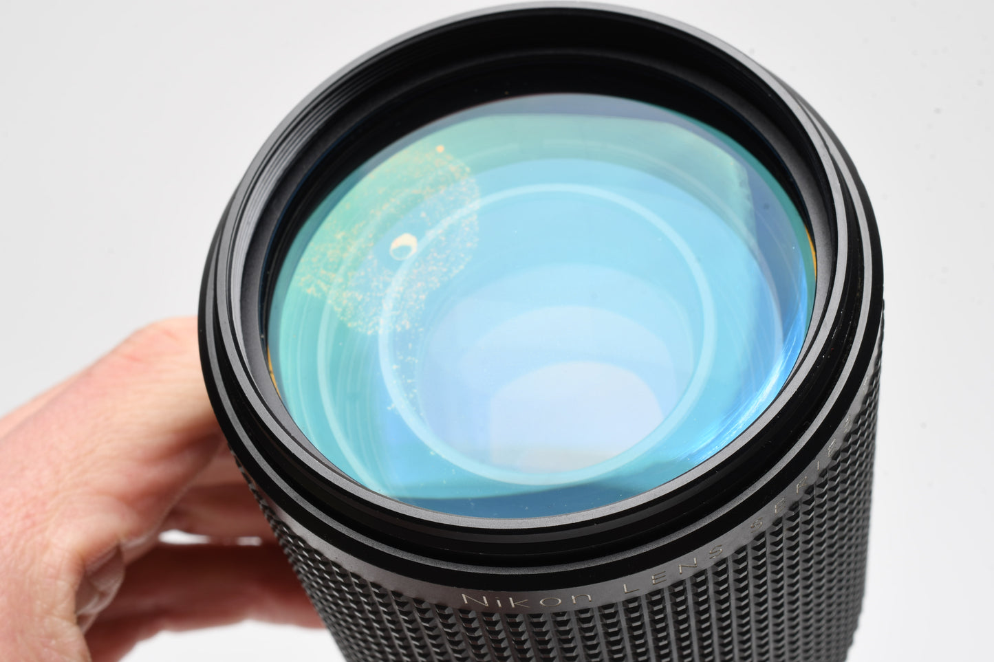 Nikon MF 70-210mm Series E f4 lens, caps, UV, Haze, still good