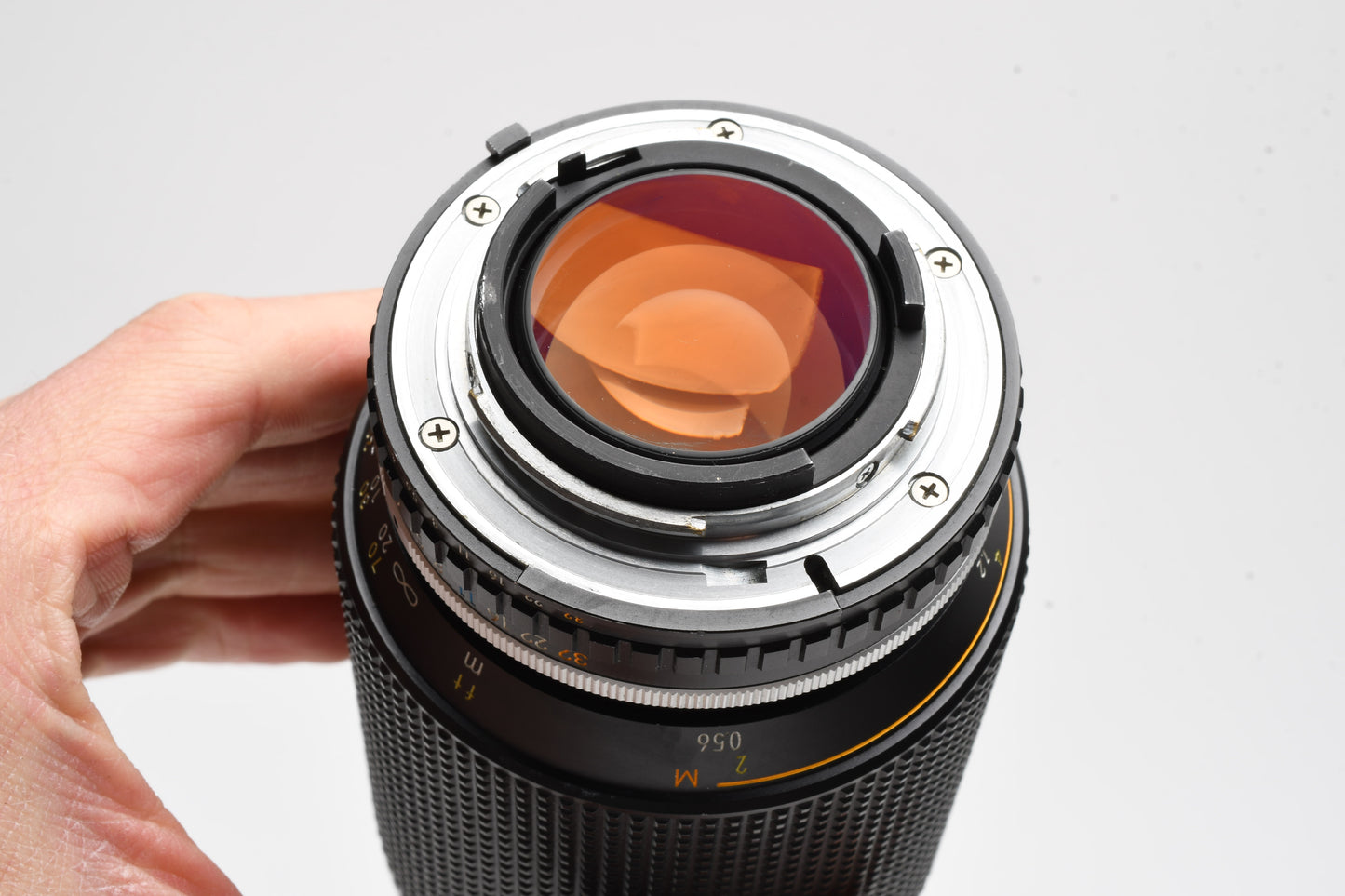 Nikon MF 70-210mm Series E f4 lens, caps, UV, Haze, still good