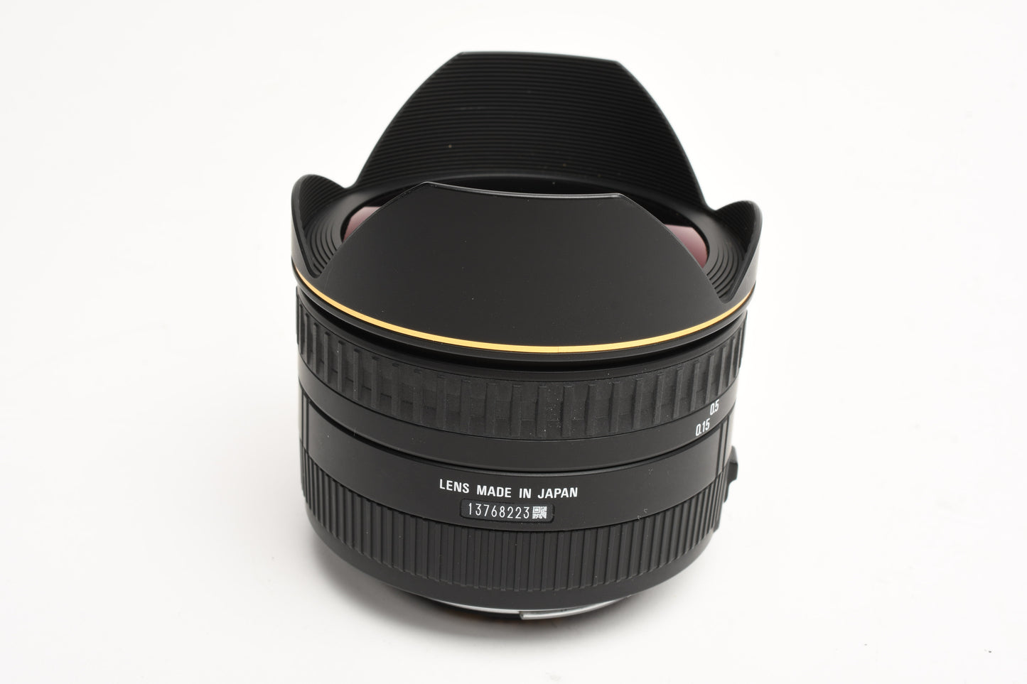 Sigma 15mm f2.8 EX DG Fisheye for Canon EF, Hood+Caps