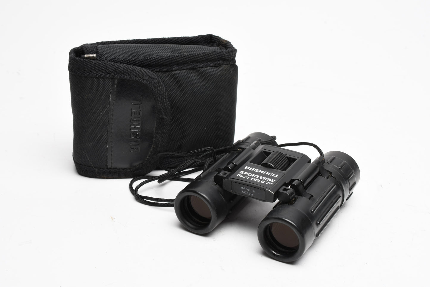 Bushnell Sportview 8x21 7° Compact binoculars in case, Clean