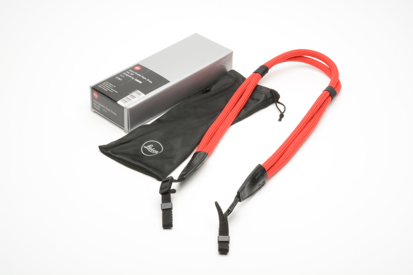 Leica 39" Double Rope Strap by COOPH (Red) #19881, NIB