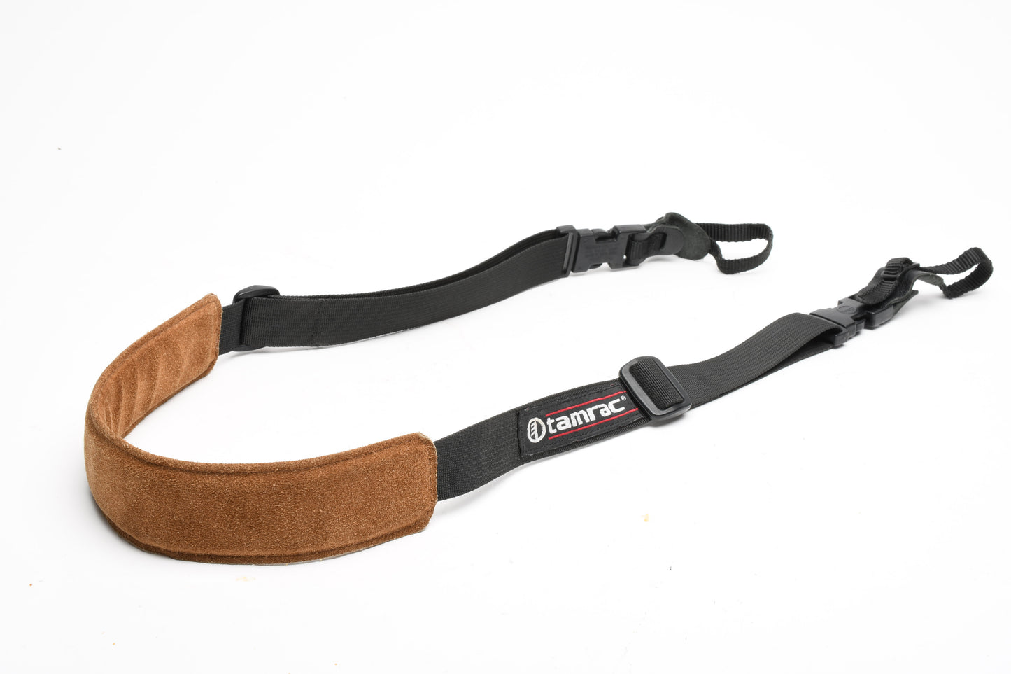 Tamrac N45 Tan leather foam padded quality camera strap, Good!