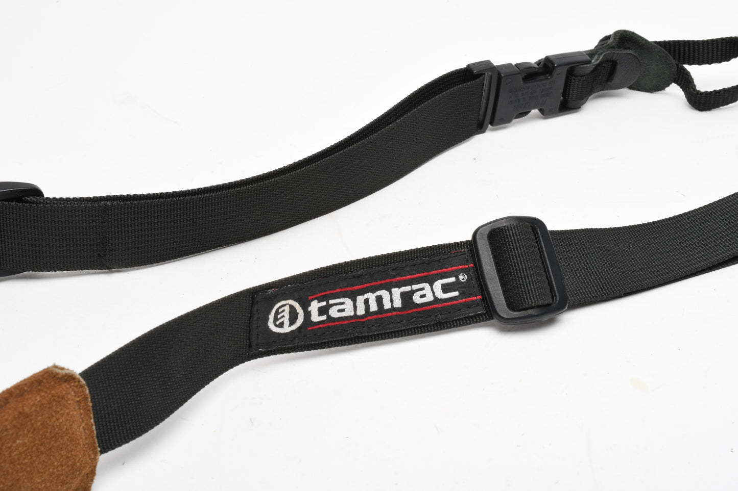 Tamrac N45 Tan leather foam padded quality camera strap, Good!