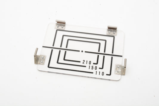 Mamiya sports finder mask for 110, 150, 210 lenses