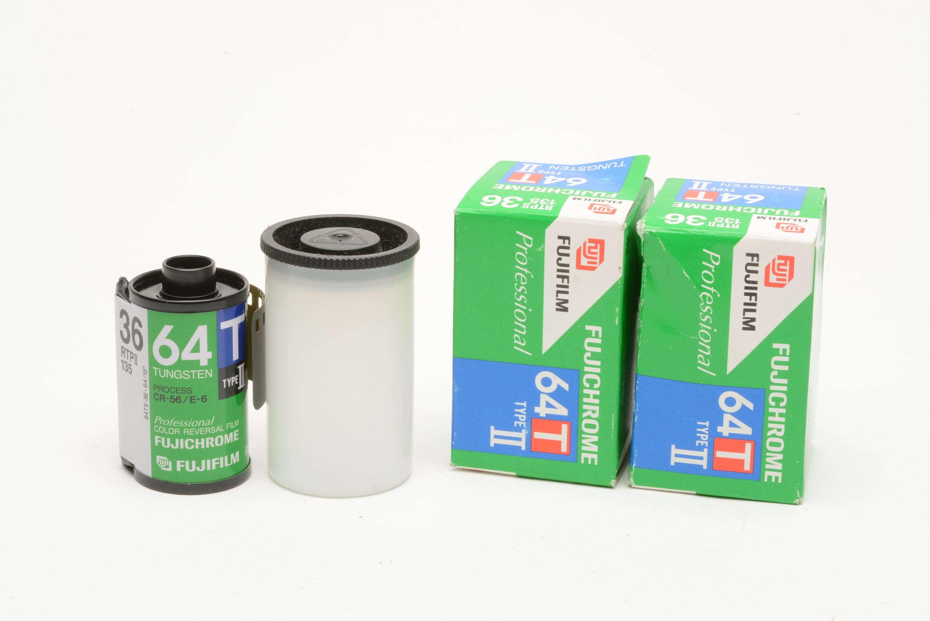 3X Fujifilm Fujichrome 64T Type II Tungsten 135-36 RTP II 135-36, Expired  09/2001