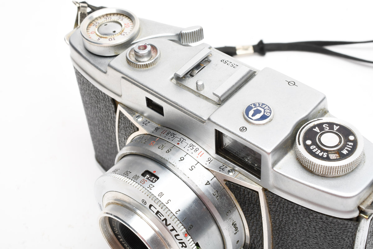 Graflex Century 35 w/Kowa Prominar F.C 45mm f3.5 lens, Case, Box, As Is, Vintage