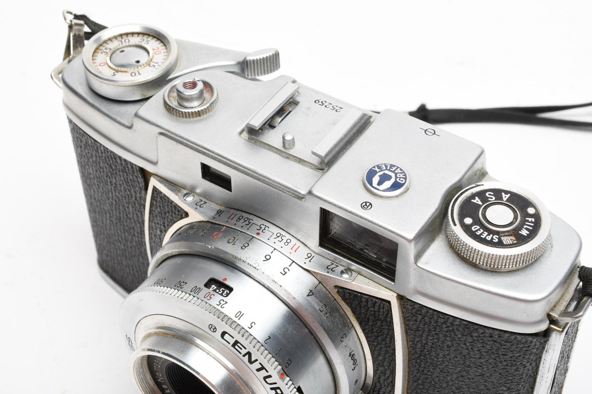 Graflex Century 35 w/Kowa Prominar F.C 45mm f3.5 lens, Case, Box, As Is, Vintage