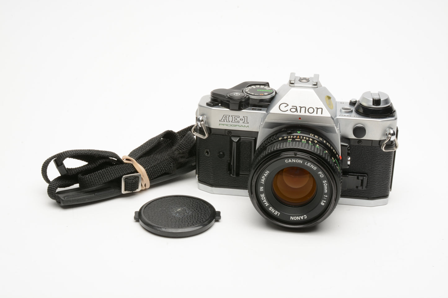 Canon AE-1 Program 35mm SLR Camera w/50mm f1.8, New Seals, Accurate, Great!