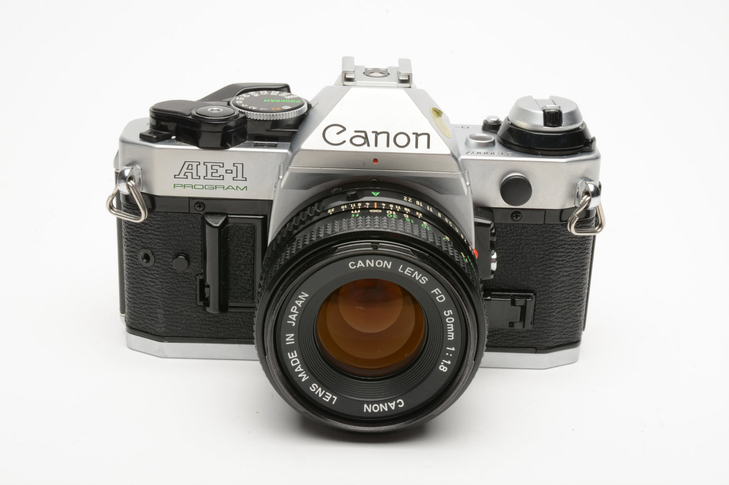 Canon AE-1 Program 35mm SLR Camera w/50mm f1.8, New Seals, Accurate, Great!