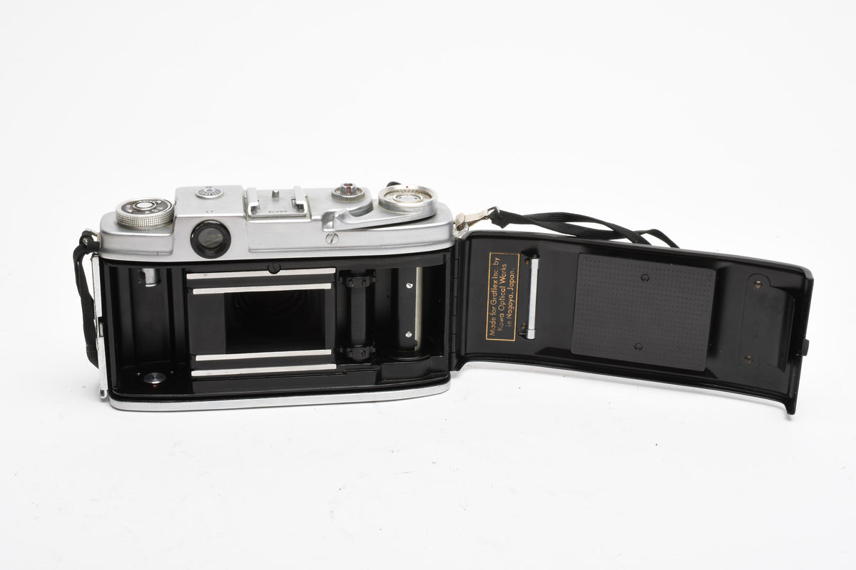 Graflex Century 35 w/Kowa Prominar F.C 45mm f3.5 lens, Case, Box, As Is, Vintage