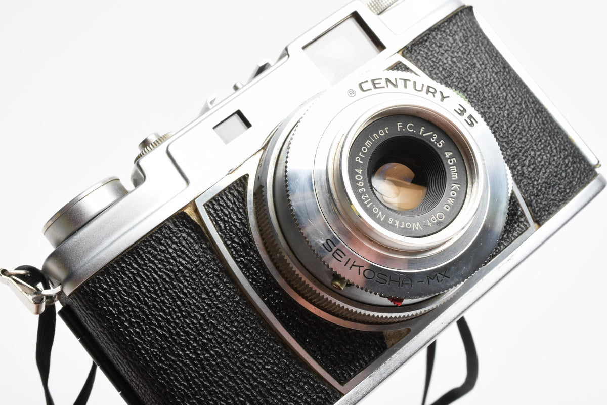 Graflex Century 35 w/Kowa Prominar F.C 45mm f3.5 lens, Case, Box, As Is, Vintage