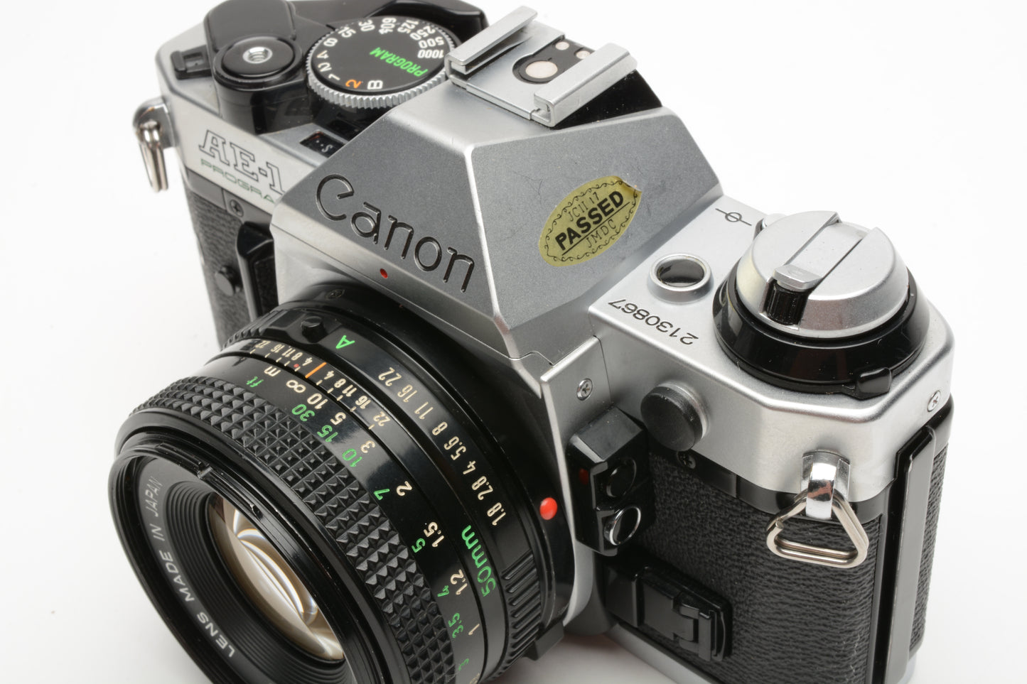 Canon AE-1 Program 35mm SLR Camera w/50mm f1.8, New Seals, Accurate, Great!