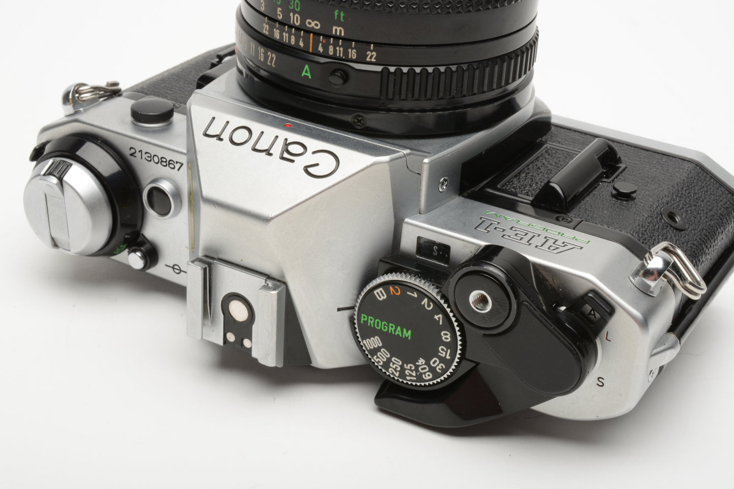 Canon AE-1 Program 35mm SLR Camera w/50mm f1.8, New Seals, Accurate, Great!