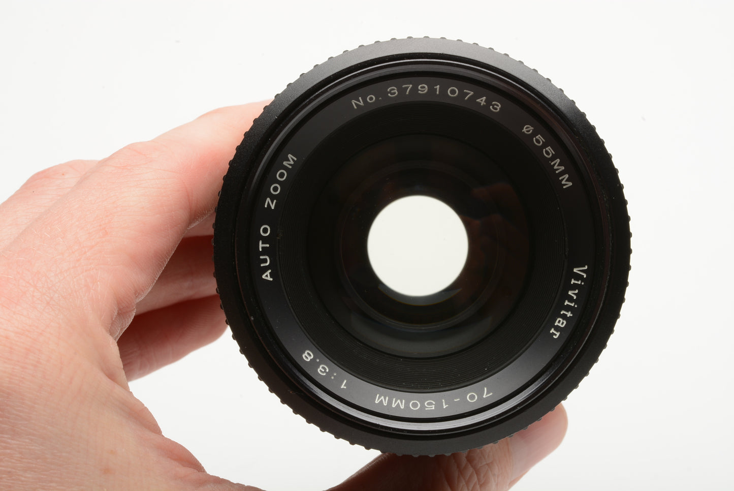 Vivitar 70-150mm f3.8 Telephoto Zoom lens for Canon FD mount, caps