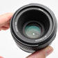 Nikon Nikkor AF-S 50mm f1.8G prime lens, caps +UV, Very clean
