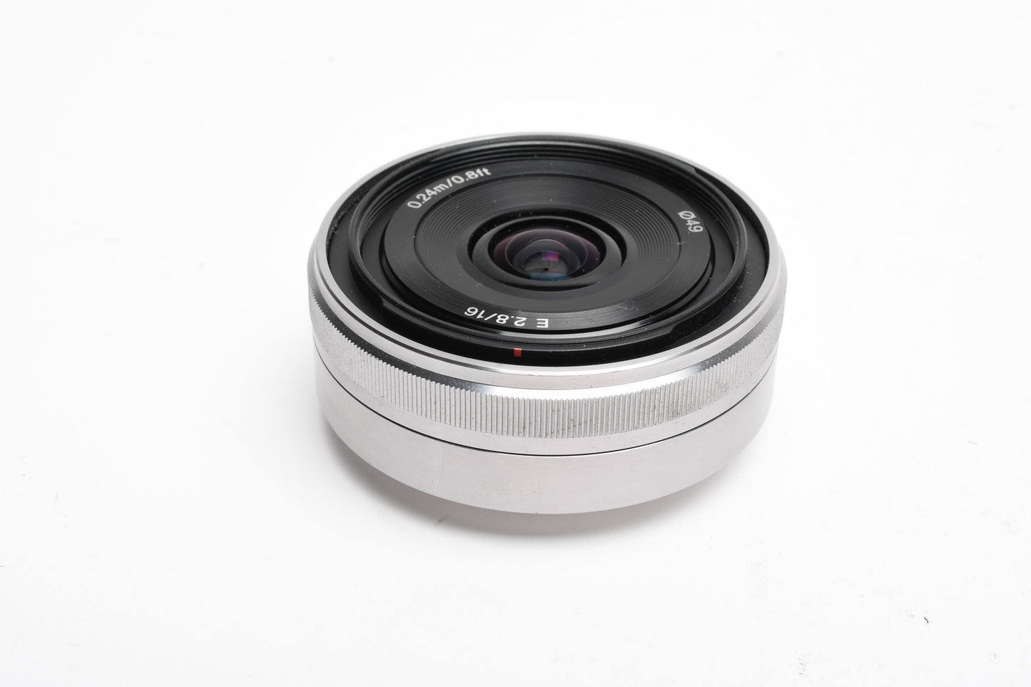 Sony 16mm f2.8 SEL16F28 wide angle E-mount lens, Caps, Nice