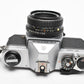 Pentax K1000 SE 35mm SLR w/50mm f2 lens, New seals, strap, case, Great!