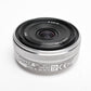 Sony 16mm f2.8 SEL16F28 wide angle E-mount lens, Caps, Nice