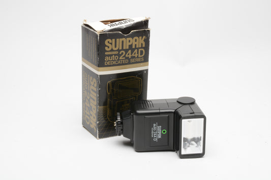 Sunpak 244D for Pentax or Olympus 35mm SLRs, Mint-, Boxed