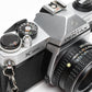 Pentax K1000 SE 35mm SLR w/50mm f2 lens, New seals, strap, case, Great!