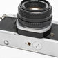 Pentax K1000 SE 35mm SLR w/50mm f2 lens, New seals, strap, case, Great!
