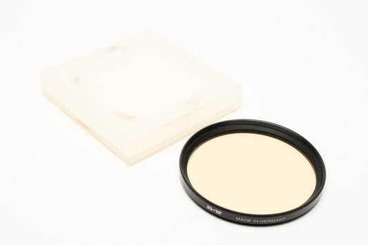 B+W 77E 77mm 81A warming filter in jewel case, nice glass!