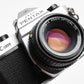 Pentax K1000 SE 35mm SLR w/50mm f2 lens, New seals, strap, case, Great!
