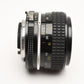 Nikon Nikkor 28mm f2.8 AI mount lens, caps, tested, sharp!