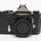 Nikon Nikkomat FTN 35mm SLR Black Body, New seals, Shoe, Great!