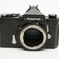 Nikon Nikkomat FTN 35mm SLR Black Body, New seals, Shoe, Great!