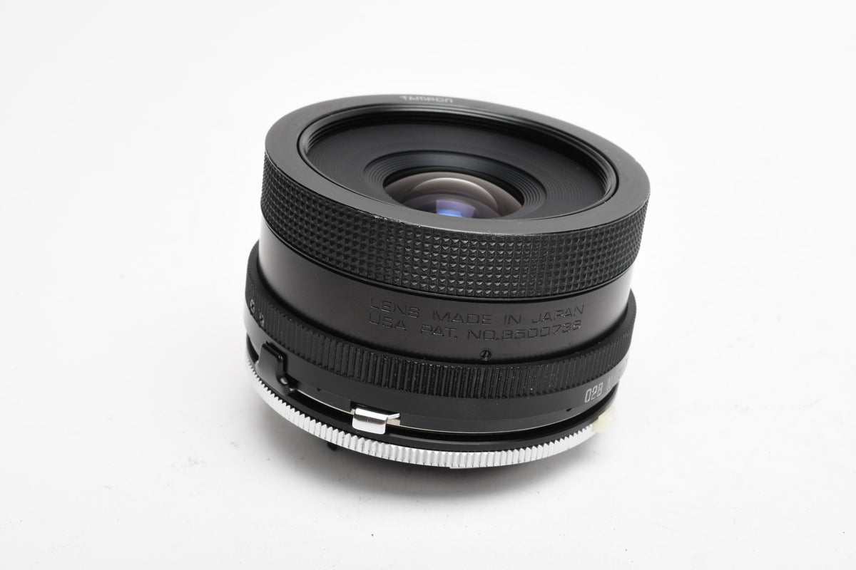 Tamron Adaptall 28mm f2.5 wide angle lens w/PK Adaptall Mount and Case
