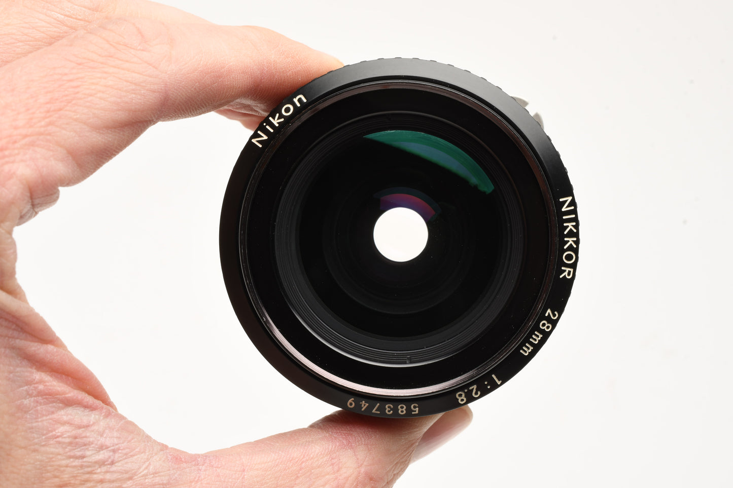 Nikon Nikkor 28mm f2.8 AI mount lens, caps, tested, sharp!