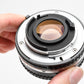 Nikon 50mm f1.8 Series E lens w/caps, nice & clean, Chrome pancake prime lens