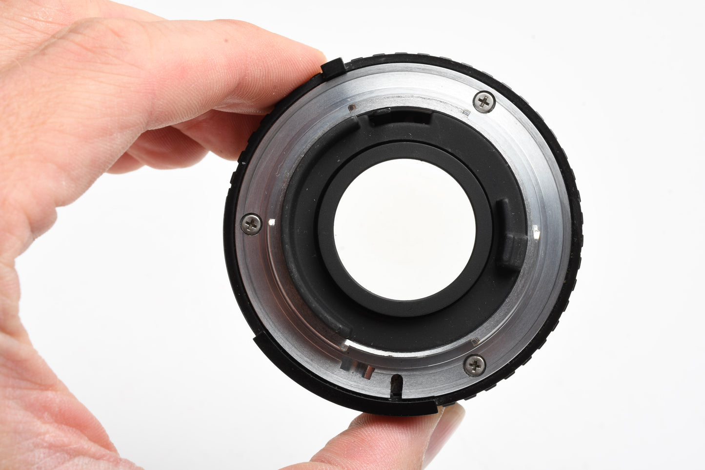 Nikon 50mm f1.8 Series E lens w/caps, nice & clean, Chrome pancake prime lens