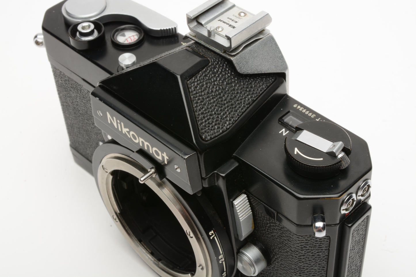 Nikon Nikkomat FTN 35mm SLR Black Body, New seals, Shoe, Great!