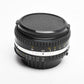 Nikon 50mm f1.8 Series E lens w/caps, nice & clean, Chrome pancake prime lens