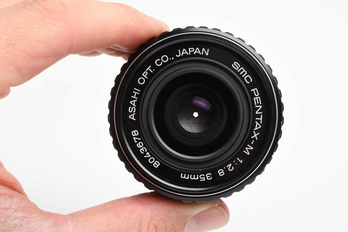 Pentax Pentax-M SMC 35mm f2.8 lens, Caps, Clean, compact, sharp!