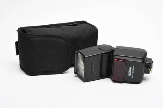 Nikon SB-600 shoe mount flash, case, clean, fully tested