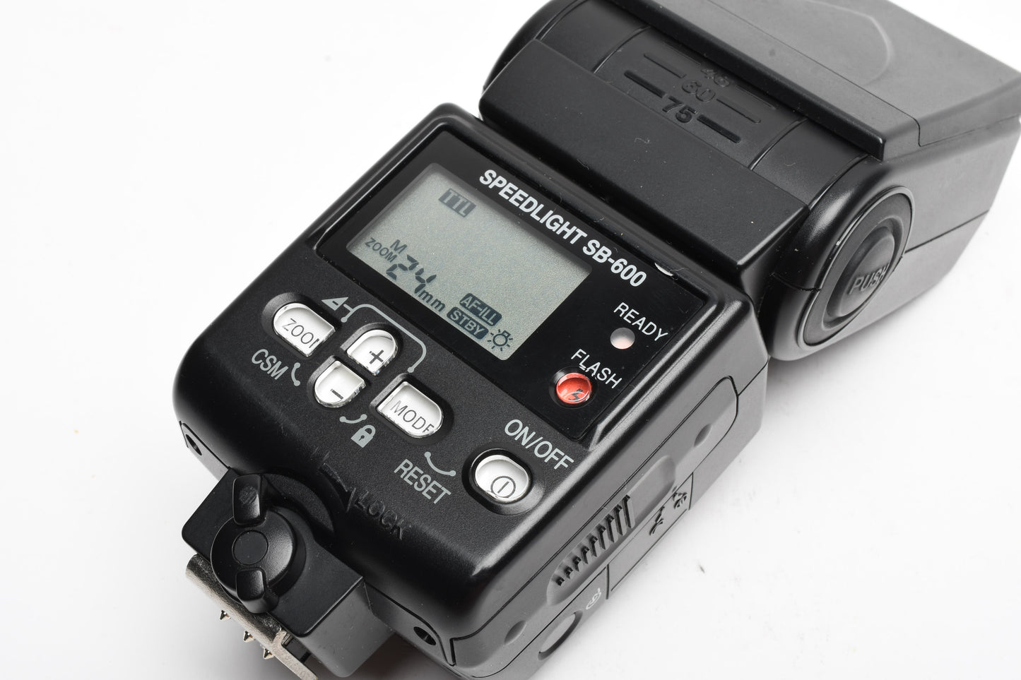 Nikon SB-600 shoe mount flash, case, clean, fully tested
