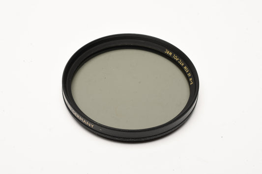 B+W 60 KSM HTC-POL MRC 60mm circular polarizer filter in jewel case, boxed
