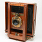 Rochester Optical Improved Empire State 8x10 camera w/B&L Plastigmat brass lens Vintage