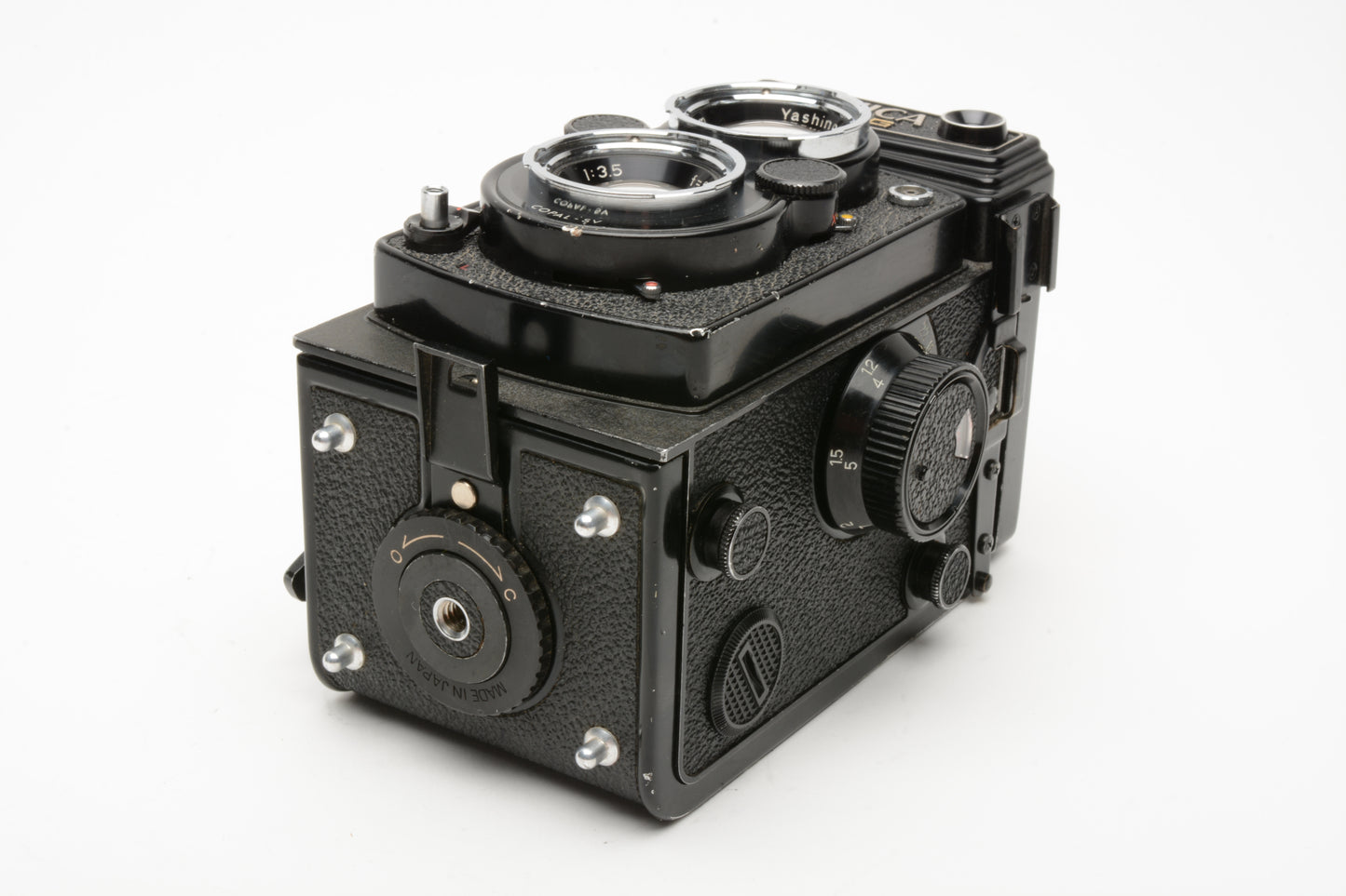 Yashica MAT-124 G TLR camera, New Seals, Leather Case, Tested, Nice!