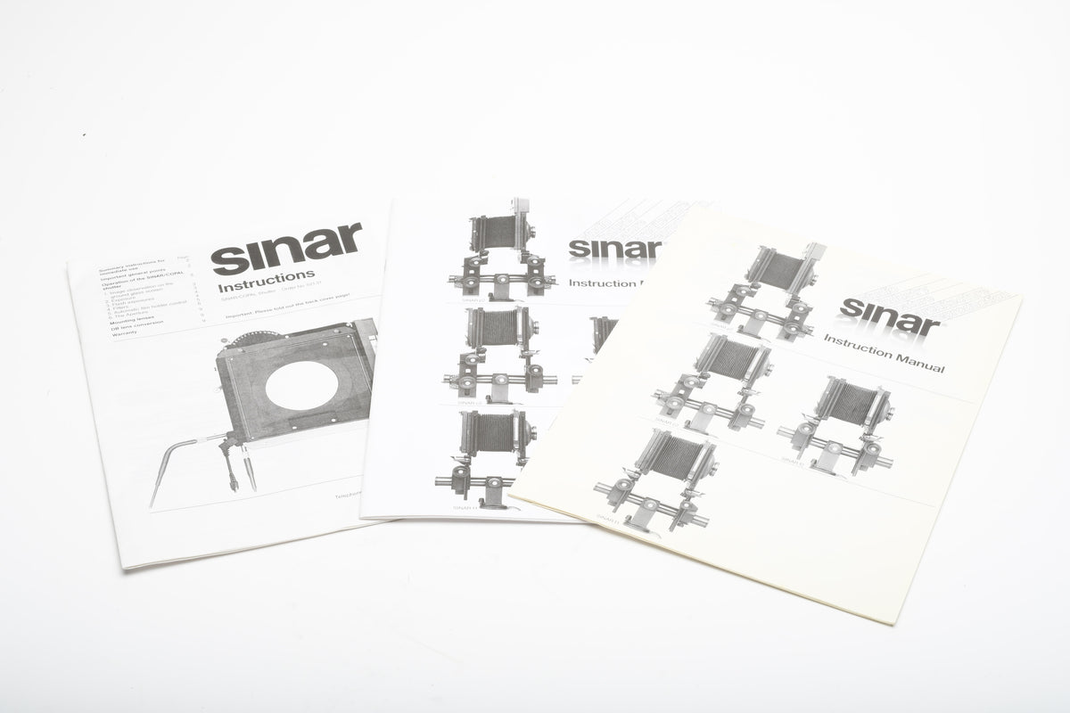 Sinar P2 4x5 camera bundle w/Shutter Assembly, CR, Sironar 210mm f5.6, Awesome!