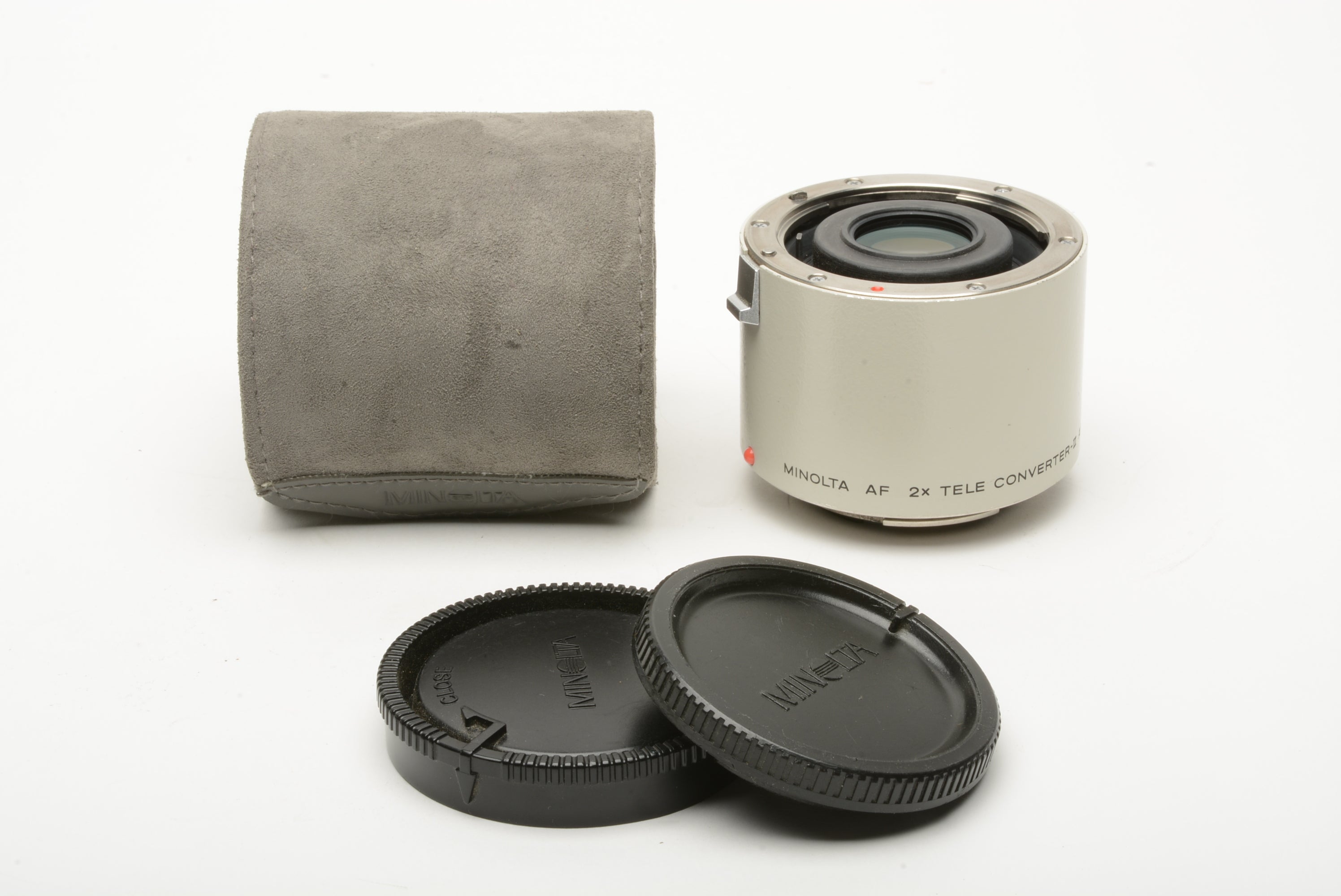 Minolta AF 2x Teleconverter-II APO w/Caps, Case – RecycledPhoto