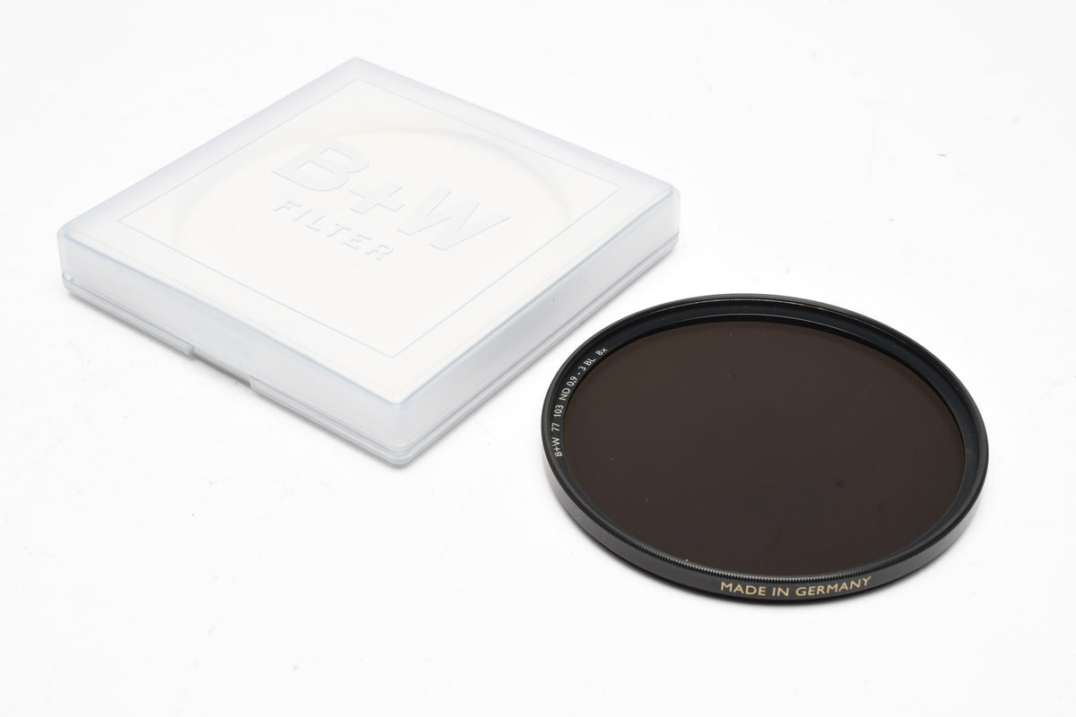 B+W F-Pro 77mm 103 ND Neutral Density 0,9-3 BL 8X Filter in jewel case